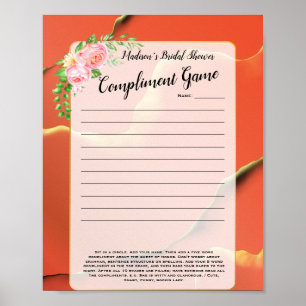 Poster Chuva de Ideias para Chá de Noiva Floral 💕 5 Pala