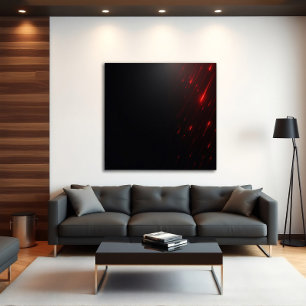 Poster Chuva de Laser Vermelho