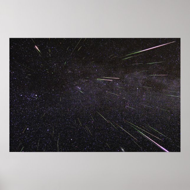 Poster Chuva de Meteoros (Frente)