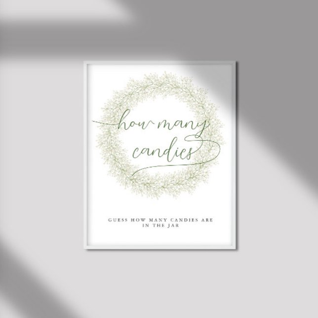 Poster Chuva de Noiva Clássica Quantos Doces (Criador carregado)