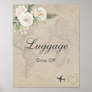 Poster Chuva de presentes tema viagem