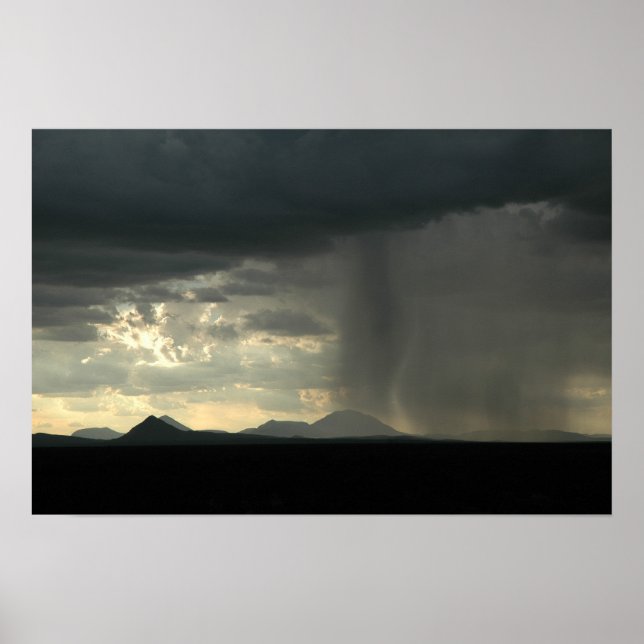 Pôster Chuva do Deserto (Frente)