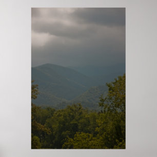 Pôster "Chuva nas Montanhas Smoky"