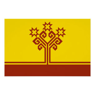 Pôster Chuvashia Flag