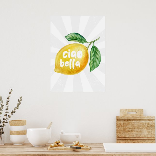 Poster Ciao bella (Cozinha)