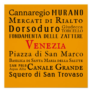 Pôster Ciao Venezia!