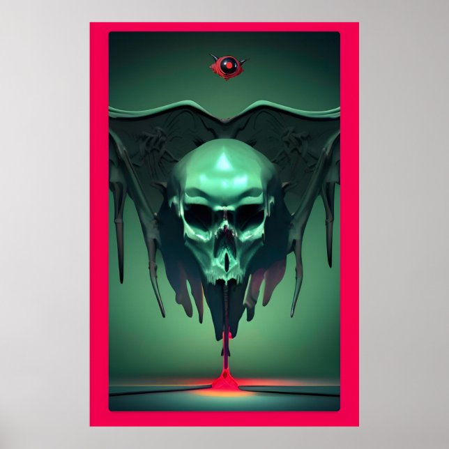 Poster Ciber-Sigilo dos Novos Codificadores de Drácula (Frente)