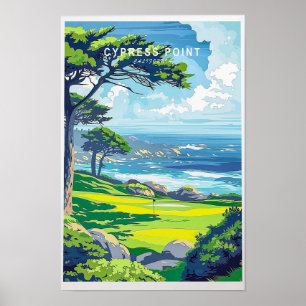 Poster Ciberpino Cartaz de Viagem Decorativo para Parede 