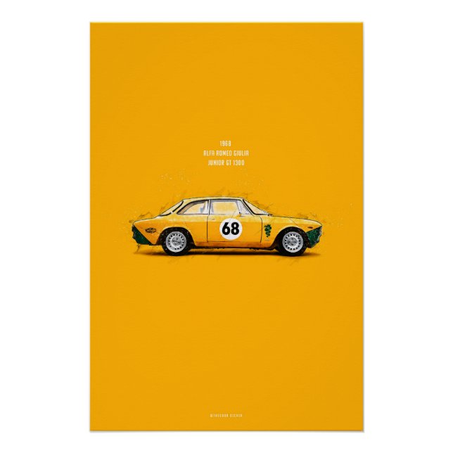 Pôster CiC Alfa Giulia 1300 (Frente)