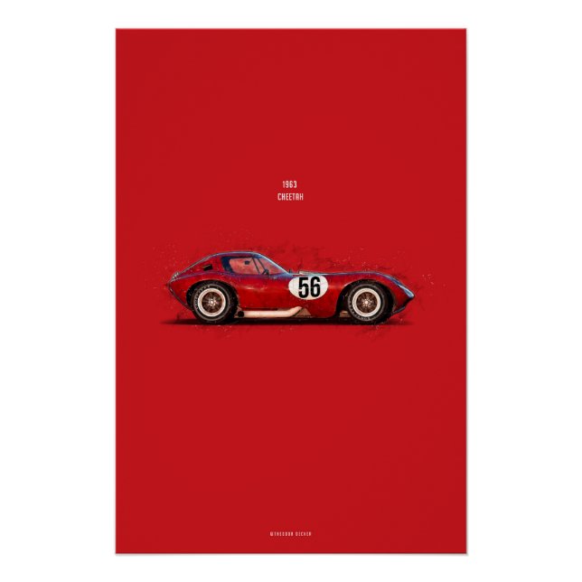 Pôster CiC Cheetah V8 (Frente)