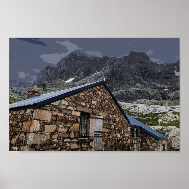Poster CIC Hut, Ben Nevis, Escócia (Frente)