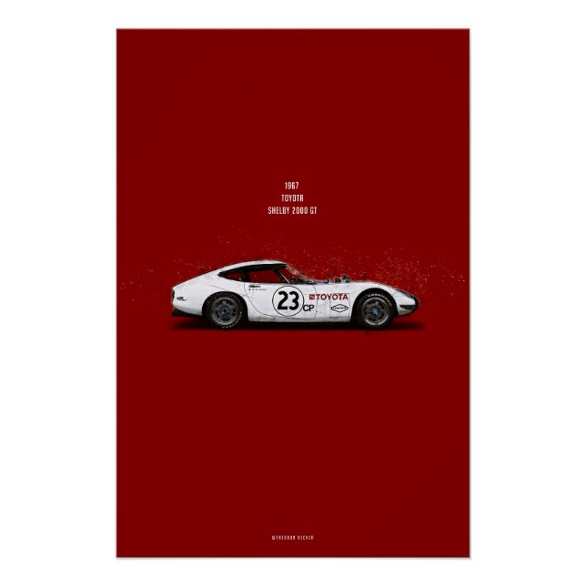 Pôster CiC Shelby Toyota 2000GT (Frente)