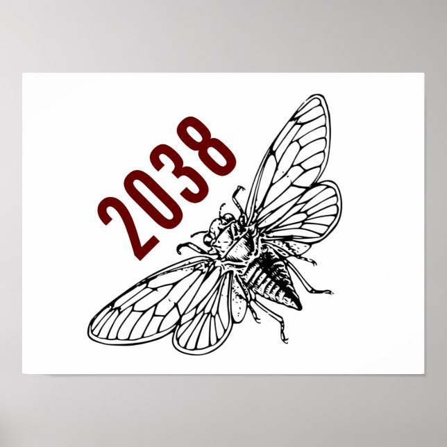 Poster Cicadas 2038 (Frente)