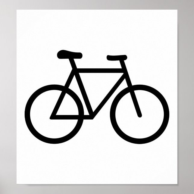 Poster ciclismo de bicicleta (Frente)