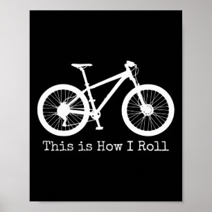 Poster Ciclismo de Montanha Bicicleta Mtb Ciclismo Engraç