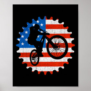 Poster Ciclismo de Montanha Mtb Ciclistas de Montanha Pat