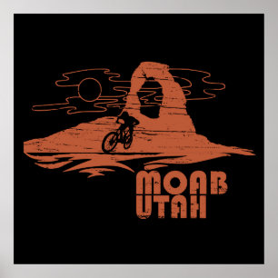 Poster Ciclismo em Moab - Utah