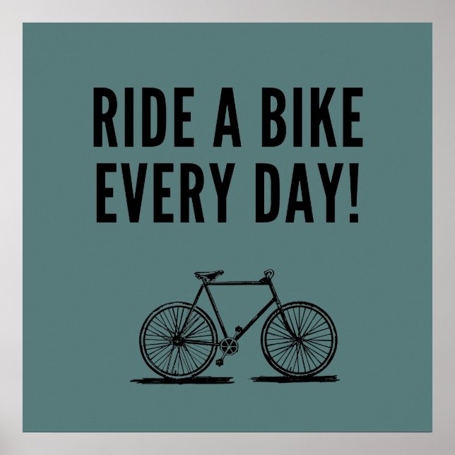 Poster Ciclismo motivacional (Frente)