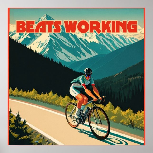 Poster Ciclismo Supera o Trabalho (Frente)