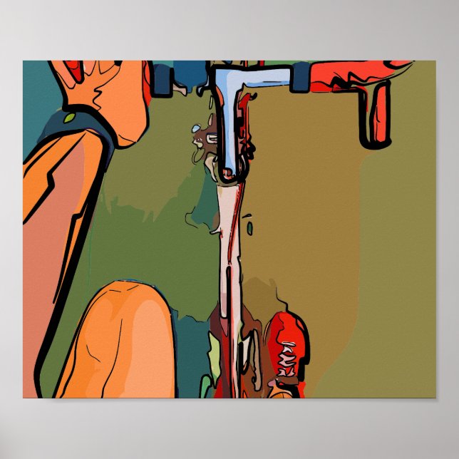 Poster ciclista (Frente)