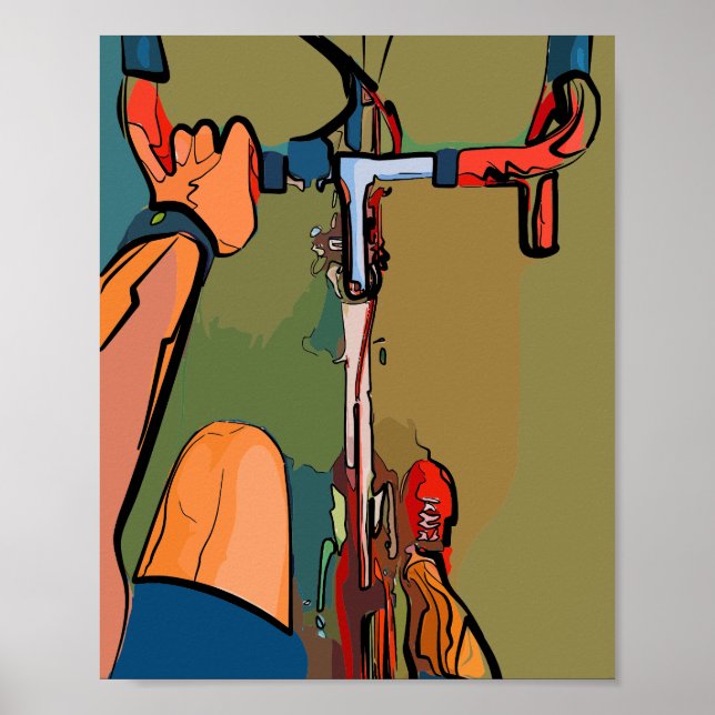 Poster ciclista (Frente)