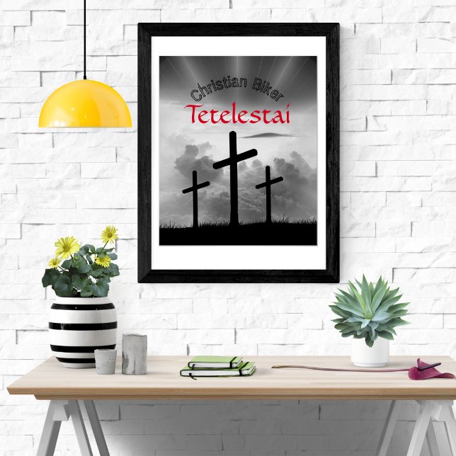 Poster Ciclista Cristão Tetelestai  (Criador carregado)