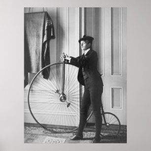 Pôster Ciclista Cruz-Vestido, 1890s