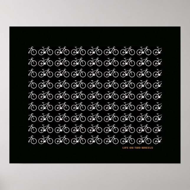 Poster ciclista de bicicleta pedal (Frente)