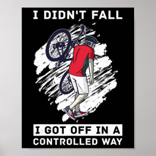Poster Ciclistas de Mountain Bike Downhill - Ciclismo Bic