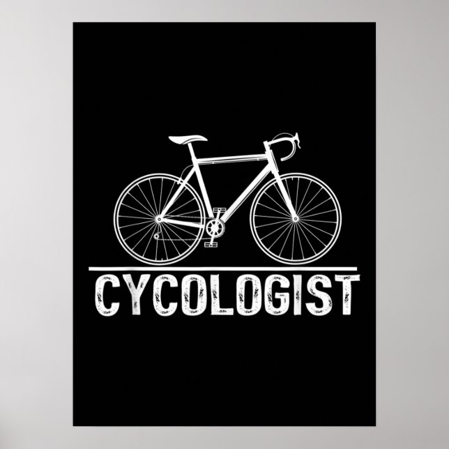 Poster Ciclo de Ciclo de Ciclo de Bicicleta de Cicloga (Frente)