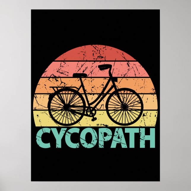 Poster Ciclo de Ciclo Engraçado pelo Cycopath (Frente)