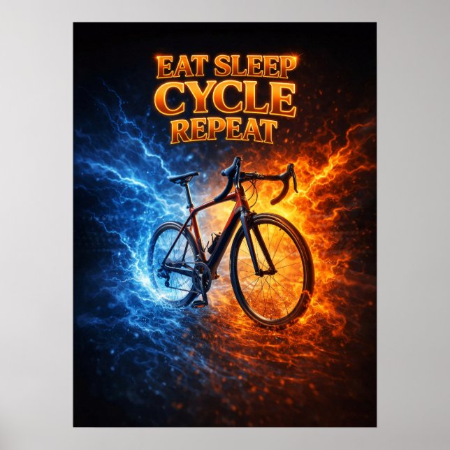 Poster Ciclo de Sono Come Retro (Frente)