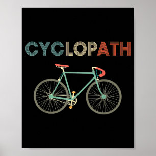 Poster Ciclo Funny Bicicleta Ciclista Humor
