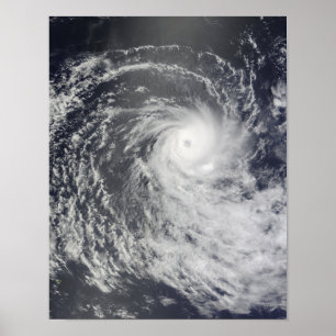 Poster Ciclone Anja sobre o Oceano Índico do sul