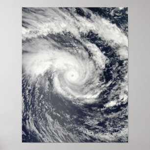 Poster Ciclone tropical Edzani no indiano sul Oce