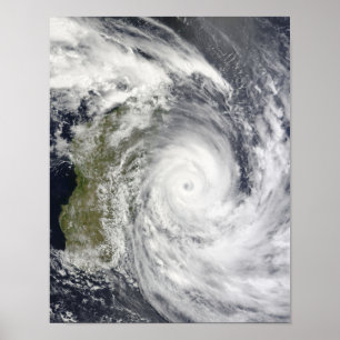 Pôster Ciclone tropical Gael fora de Madagascar 2