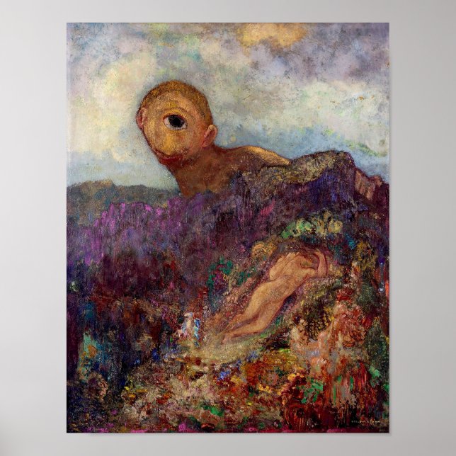 Poster Cíclope | Odilon Redon | (Frente)