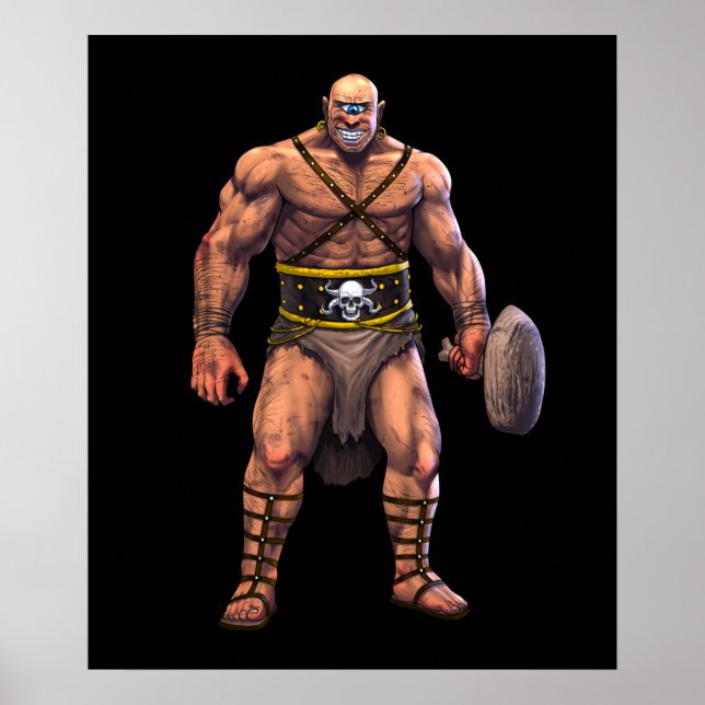 Poster Ciclopes da mitologia grega (Frente)