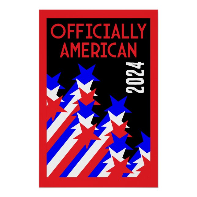 Pôster Cidadania dos EUA concedida (Frente)