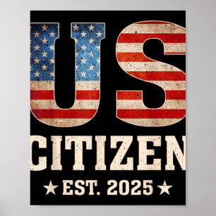 Poster Cidadão Dos Eua Em 2025 Sinalizador Dos Eua Nova C