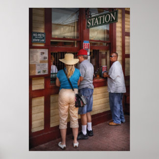 Poster Cidade - A estação de trem