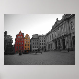 Poster Cidade Antiga de Estocolmo
