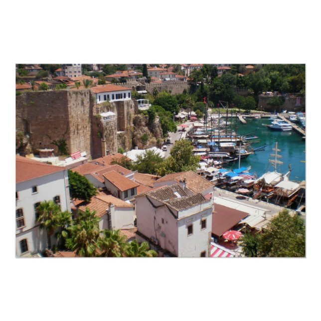 Pôster Cidade antiga de Kaleici, Antalya (Frente)