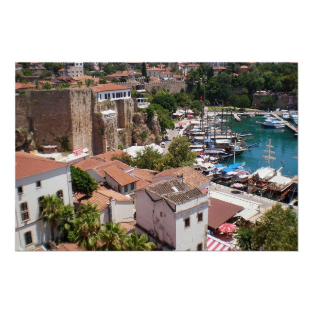 Pôster Cidade antiga de Kaleici, Antalya (Frente)