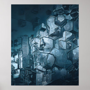 Poster cidade apocalíptica postada