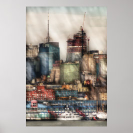 Poster Cidade - Arranha-céus de Nova York - hoboken nj