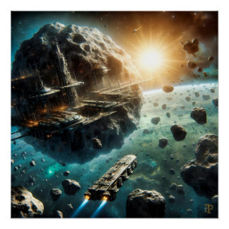 Pôster Cidade Asteroide