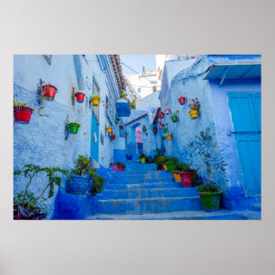 Pôster Cidade azul, Chefchauan