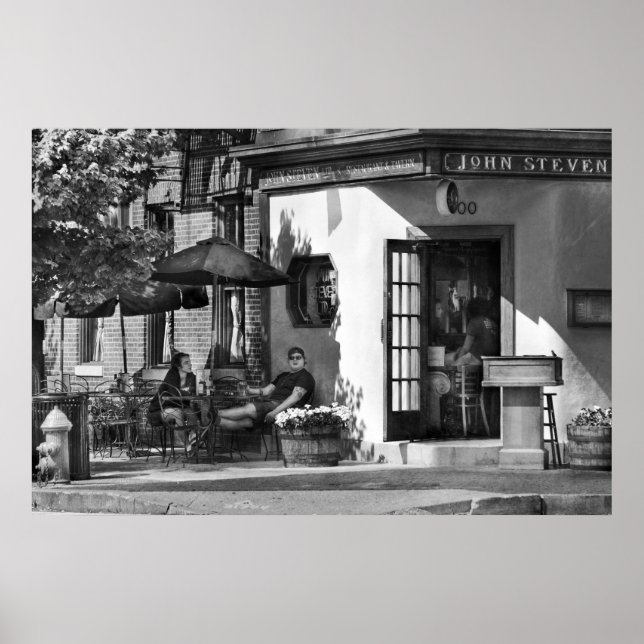 Poster Cidade - Baltimore, MD - Tomando uma cerveja (Frente)