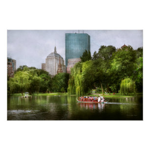 Pôster Cidade - Boston Ma - Jardim público de Boston